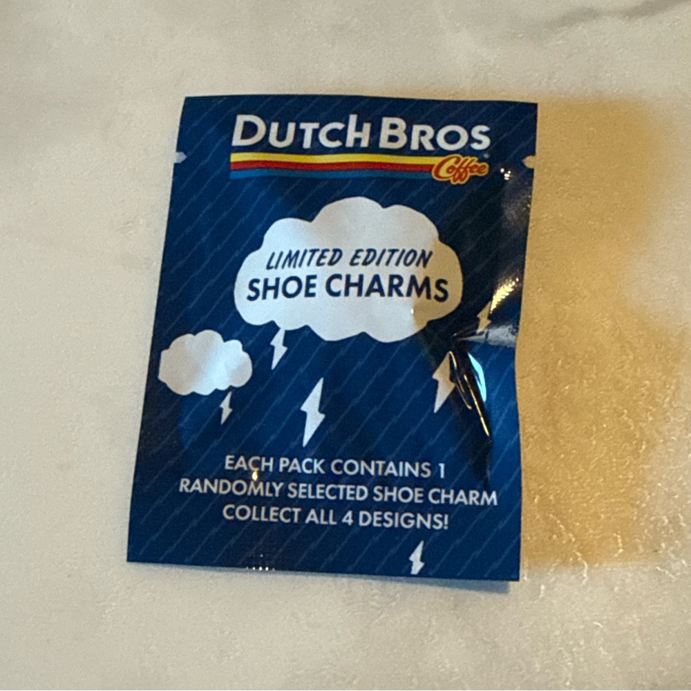 Dutch Bros April 2026 Limited Edition Mystery Shoe Charm New-Sealed